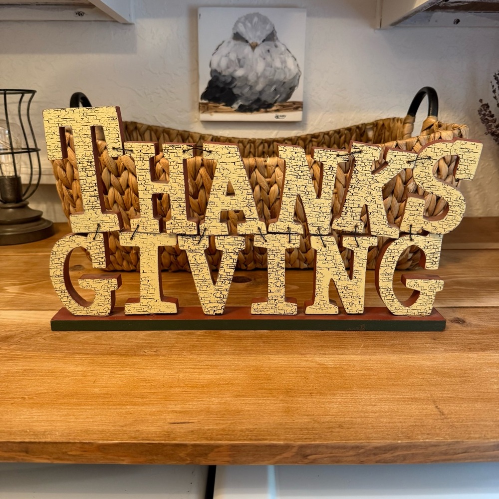 Thanksgiving Decorative Sign